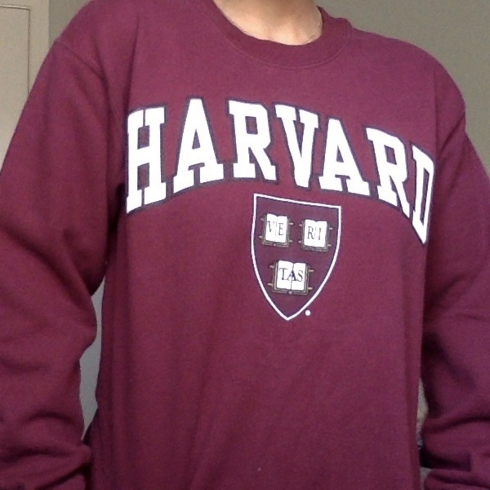 Harvard sweater